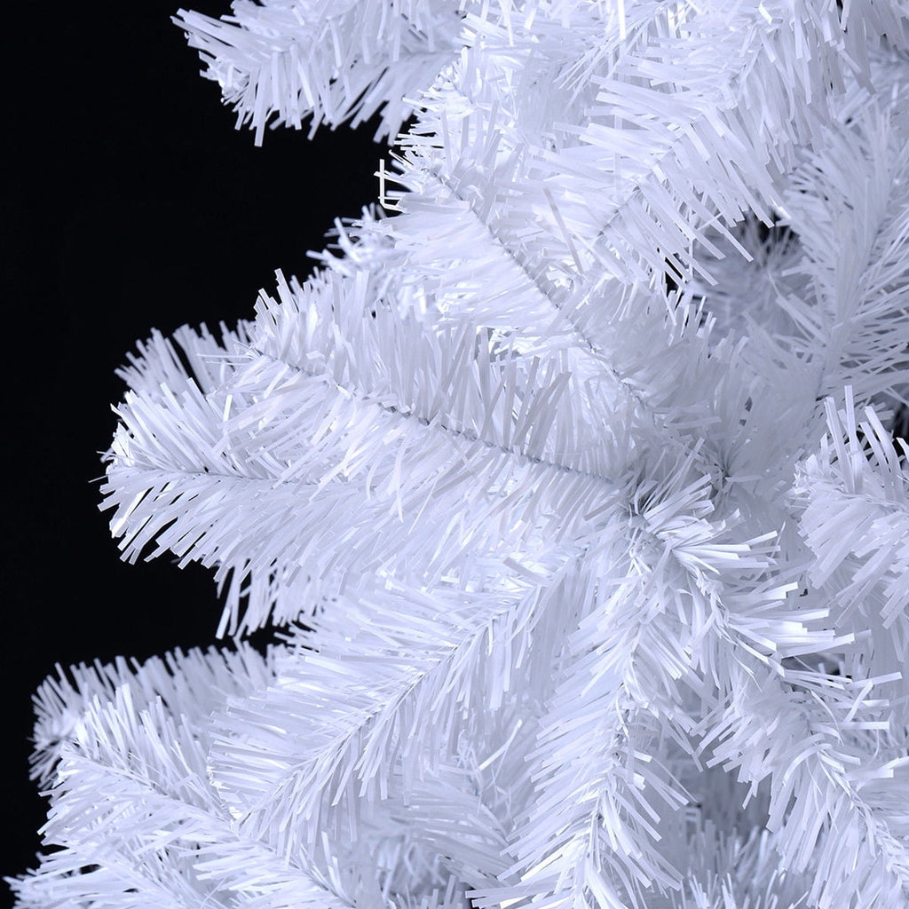 Costway 8Ft Artificial Xmas Tree Stand Christmas Decoration White
