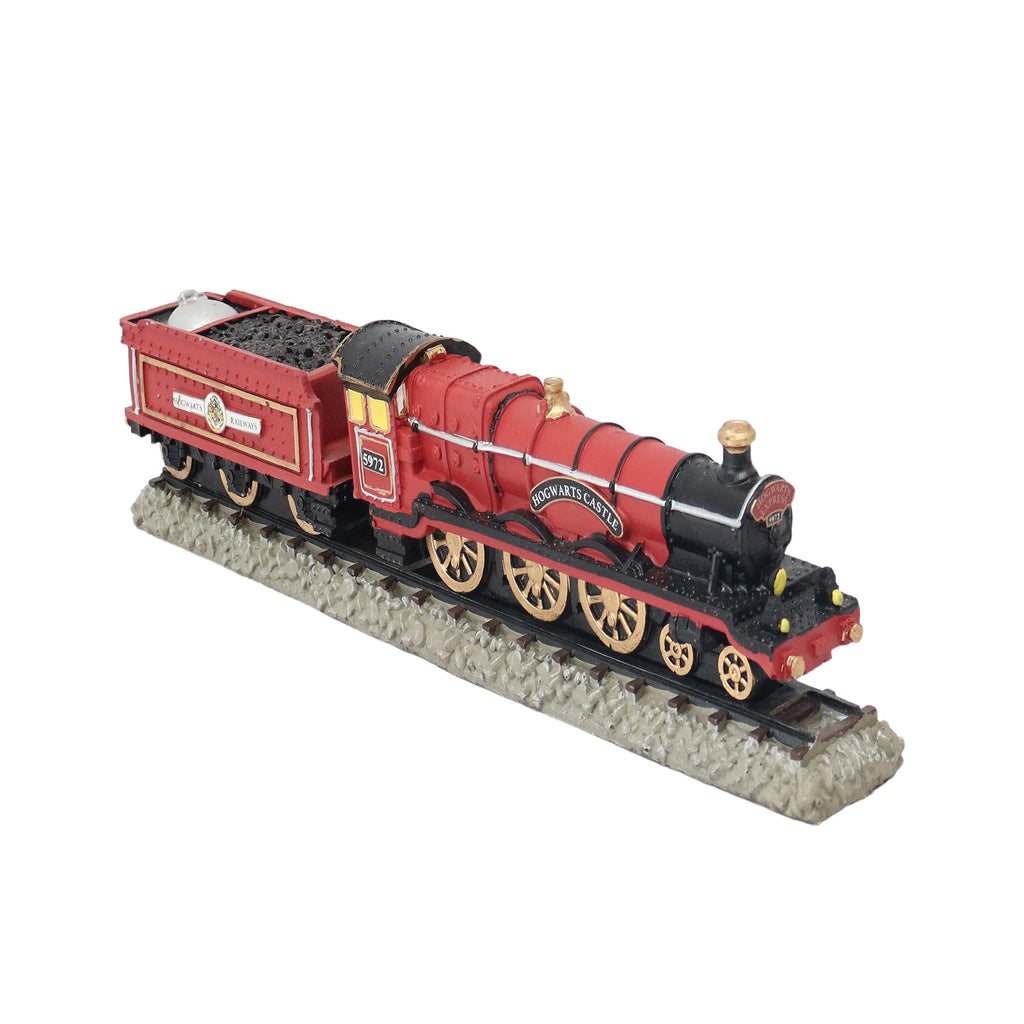 Moments In Time Harry Potter Christmas Village Set 10 Piece Lighted Castle Display Express Train, Gate, Trees and Character Figurines, Holiday Village Collection, Christmas Tabletop Home Decor