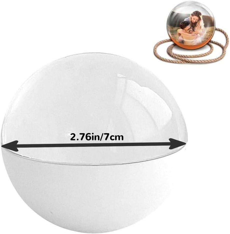 2026 Video Christmas Ball, WiFi Memory Sphere Ornament ,Personalized 3D Memory Orb Custom Video Sphere, Ideal for DIY Gift for Anniversary Birthday Christmas