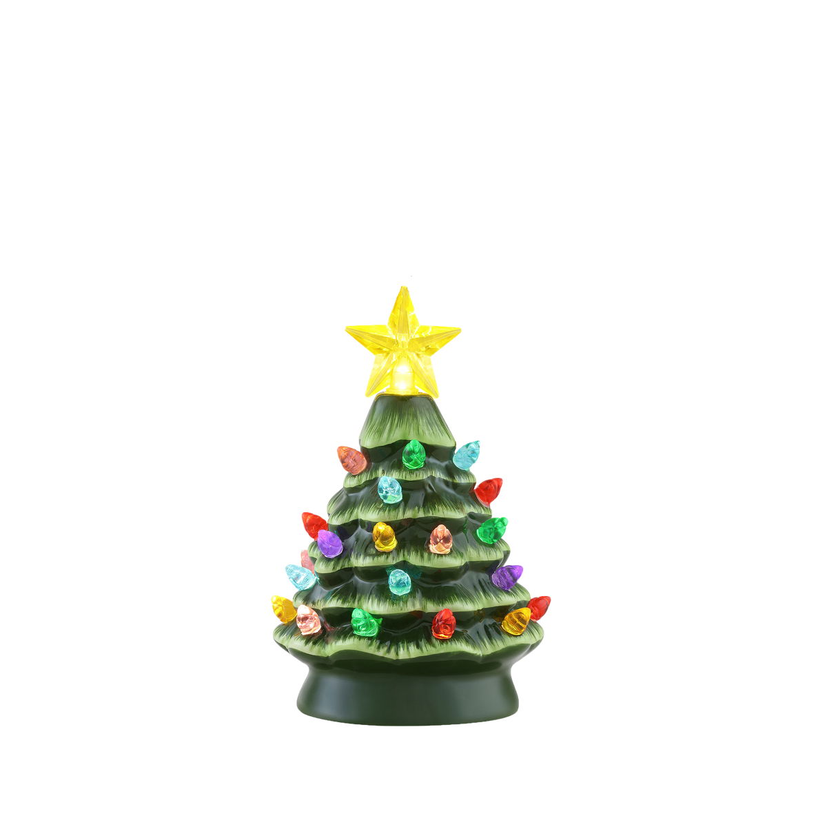 Mr. Christmas Ceramic Tree Ornaments - Silver, Set of 3