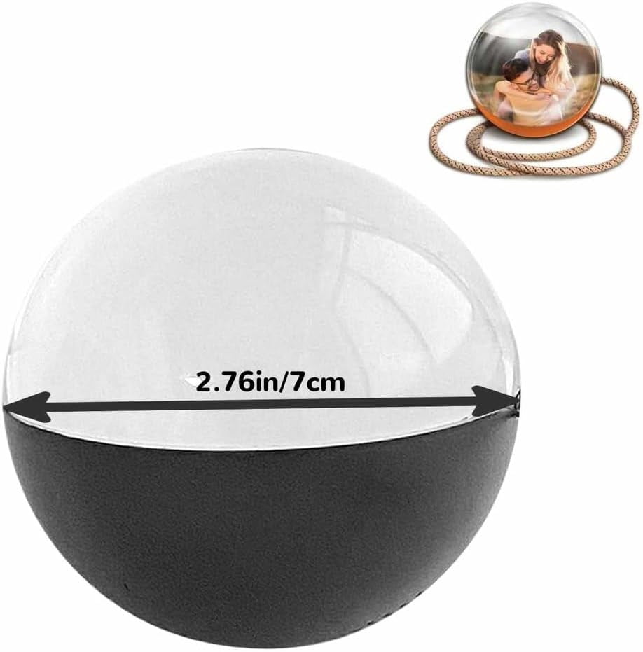 2026 Video Christmas Ball, WiFi Memory Sphere Ornament ,Personalized 3D Memory Orb Custom Video Sphere, Ideal for DIY Gift for Anniversary Birthday Christmas
