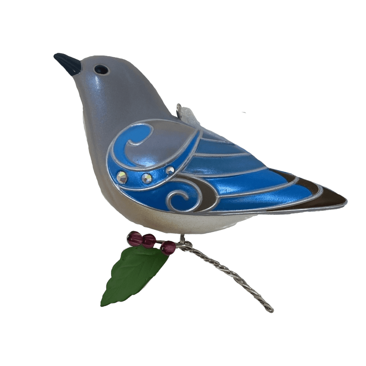 2017 Lady Mountain Bluebird (Beauty of Birds) Hallmark Keepsake Christmas Tree Ornament QXE3155