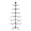 Best Choice Products 6ft Wrought Iron Ornament Display Christmas Tree w/ Easy Assembly, Stand - Black