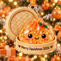 Christmas Ornament Cute Orange Squishy Dumpling Tree Decoration for Squishy Lovers