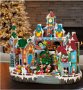 Disney Animated Christmas Holiday Village with Lights and Music
