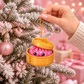 Glitter Kawaii Dumpling Ornament for Christmas Tree Decor