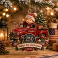 Personalized Acrylic Ornament Baby First Christmas 2026