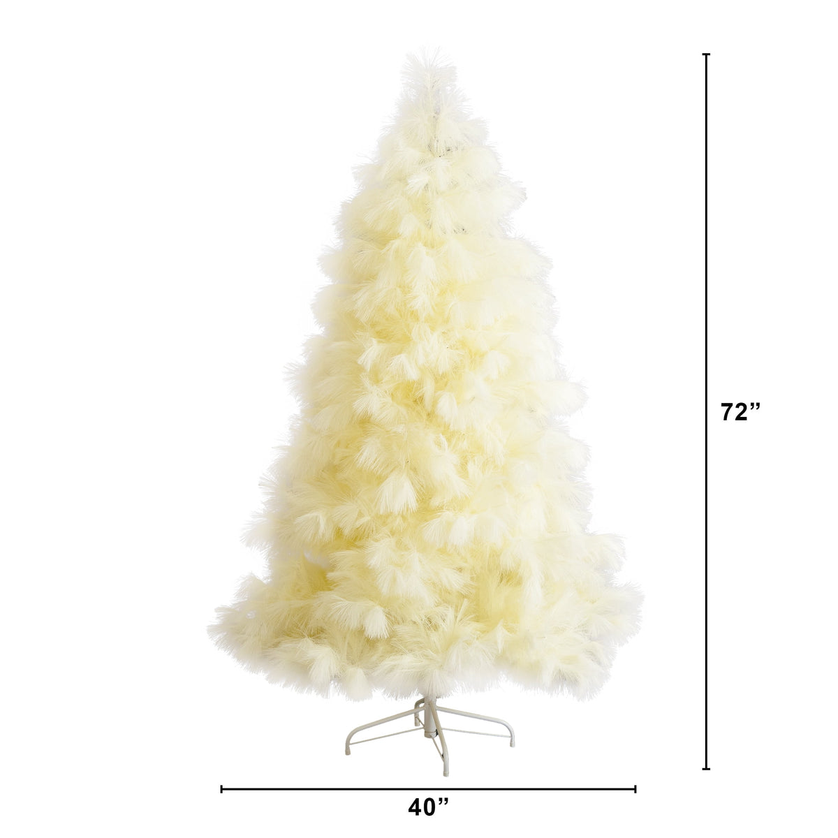 Nearly Natural Medium Pampas Grass Artificial Christmas Tree - 6’ - Unlit