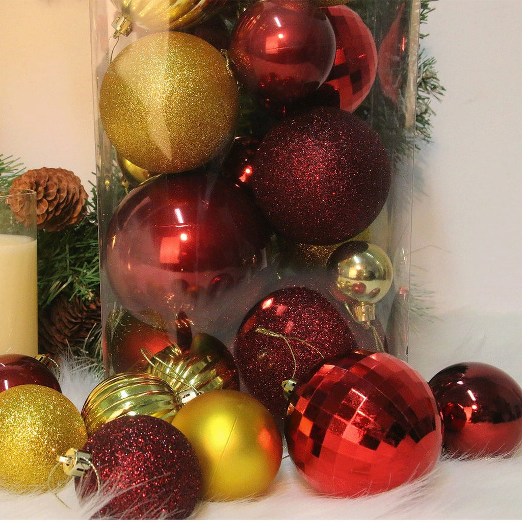 DUNCHATY 600-Pack Shatterproof Christmas Ball Ornaments, Assorted Colors & Sizes for Holiday Tree Decor