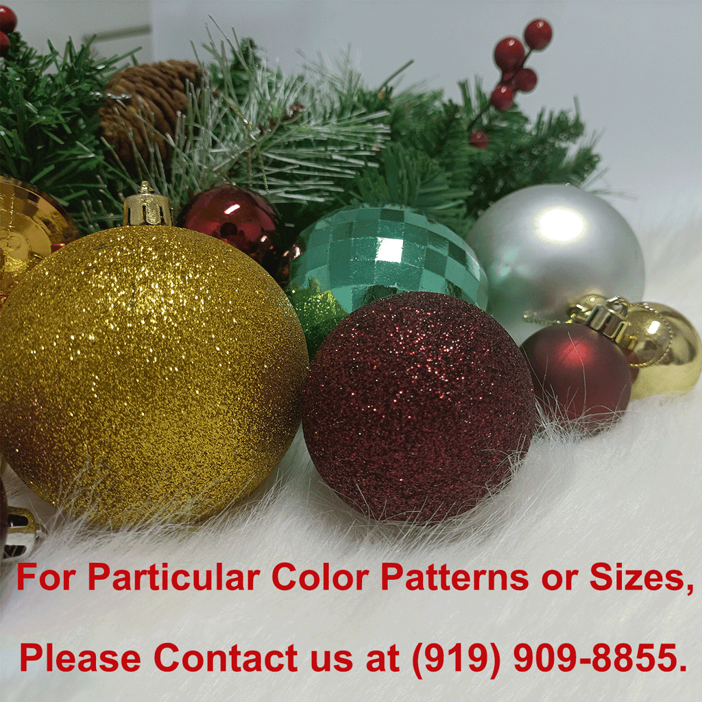 500Pcs Christmas Balls Ornaments for Christmas Tree Shatterproof Xmas Decors Hanging Ball Decorations