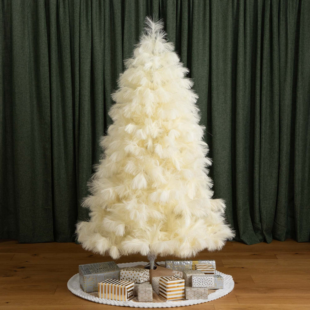 Nearly Natural Medium Pampas Grass Artificial Christmas Tree - 6’ - Unlit