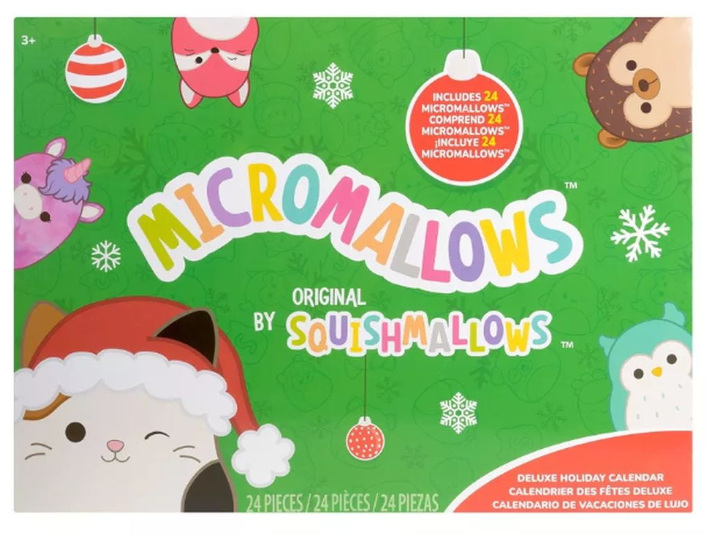 Squishmallows 2.5"Micromallows Holiday Advent Calendar 2024 - 24pc
