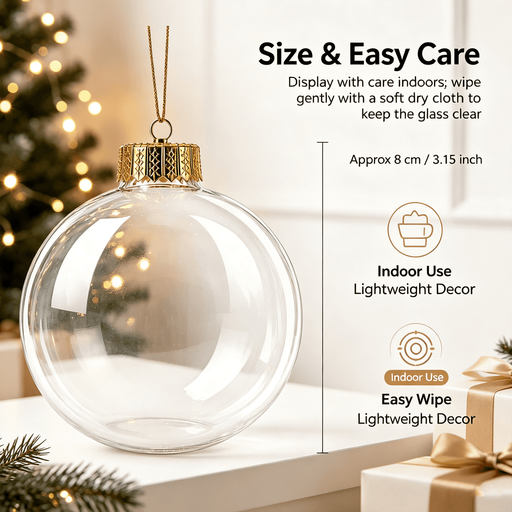Glowing Christmas Story Ornament, Light-Up Mini Scene with Warm LED Light, For Tree Mantel, Holiday Scene Decoration & Gift